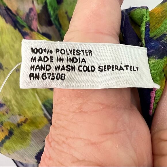 Nine West Purple and Royal blue infinity scarf Brand New! - Picture 7 of 10